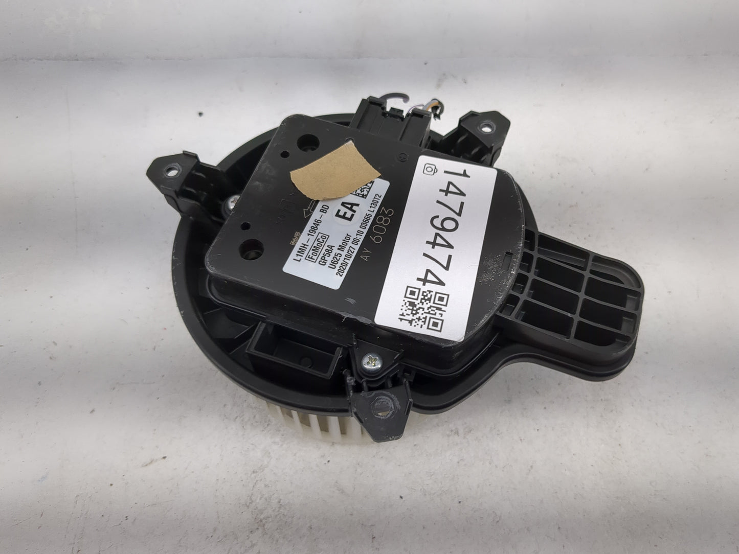 2023 Ford Explorer Heater AC Blower Motor P/N:L1MH-19846-BD GP58A Fits OEM Used Auto Parts - Oemusedautoparts1.com