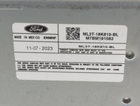 2021-2022 Ford F-150 Radio AM FM Cd Player Receiver Replacement P/N:ML3T-18K810-BL Fits Fits 2021 2022 OEM Used Auto Parts -
