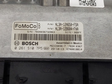 2021-2022 Ford F-150 PCM Engine Control Computer ECU ECM PCU OEM P/N:NL3A-12A650-FSA 0 261 S10 Fits Fits 2021 2022 OEM Used Auto Parts