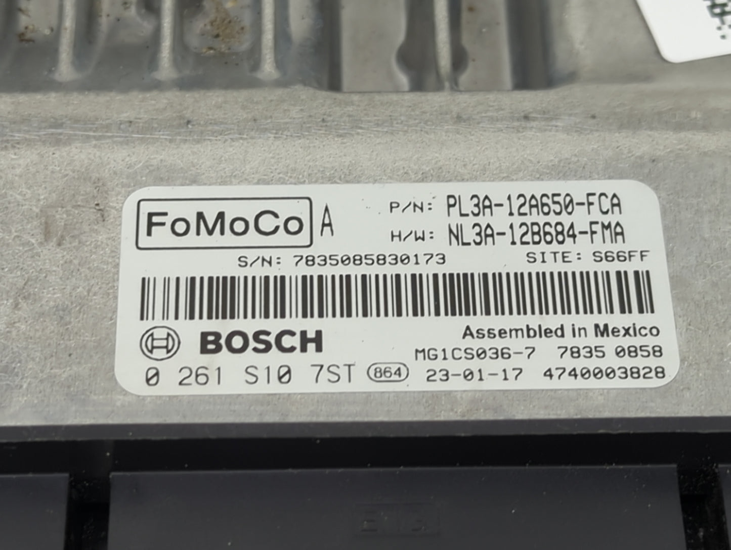 2021-2022 Ford F-150 PCM Engine Control Computer ECU ECM PCU OEM P/N:PL3A-12A650-FCA NL3A-12B684-FMA Fits Fits 2021 2022 OEM