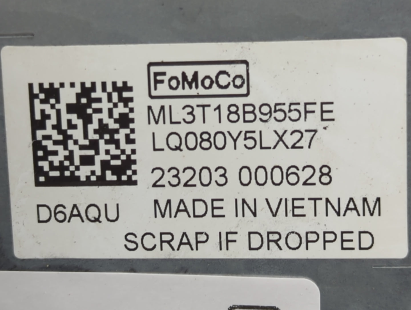 2021-2022 Ford F-150 Information Display Screen - Oemusedautoparts1.com