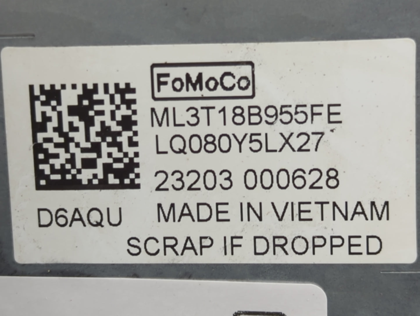 2021-2022 Ford F-150 Information Display Screen - Oemusedautoparts1.com