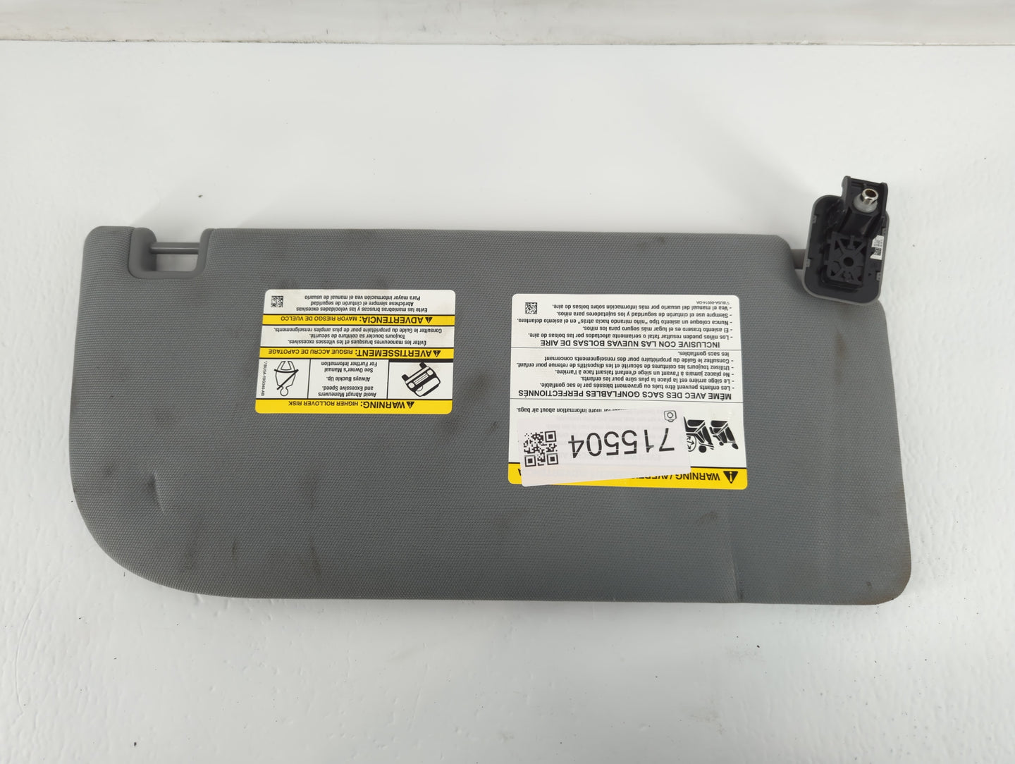 2021-2022 Ford F-150 Sun Visor Shade Replacement Passenger Right Mirror Fits Fits 2021 2022 OEM Used Auto Parts - Oemusedaut