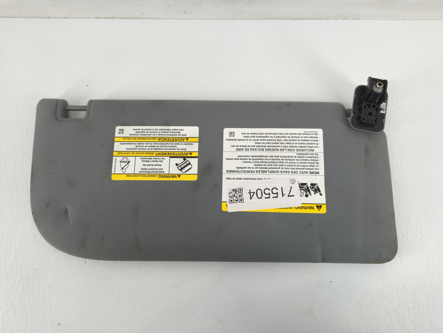 2021-2022 Ford F-150 Sun Visor Shade Replacement Passenger Right Mirror Fits Fits 2021 2022 OEM Used Auto Parts - Oemusedaut