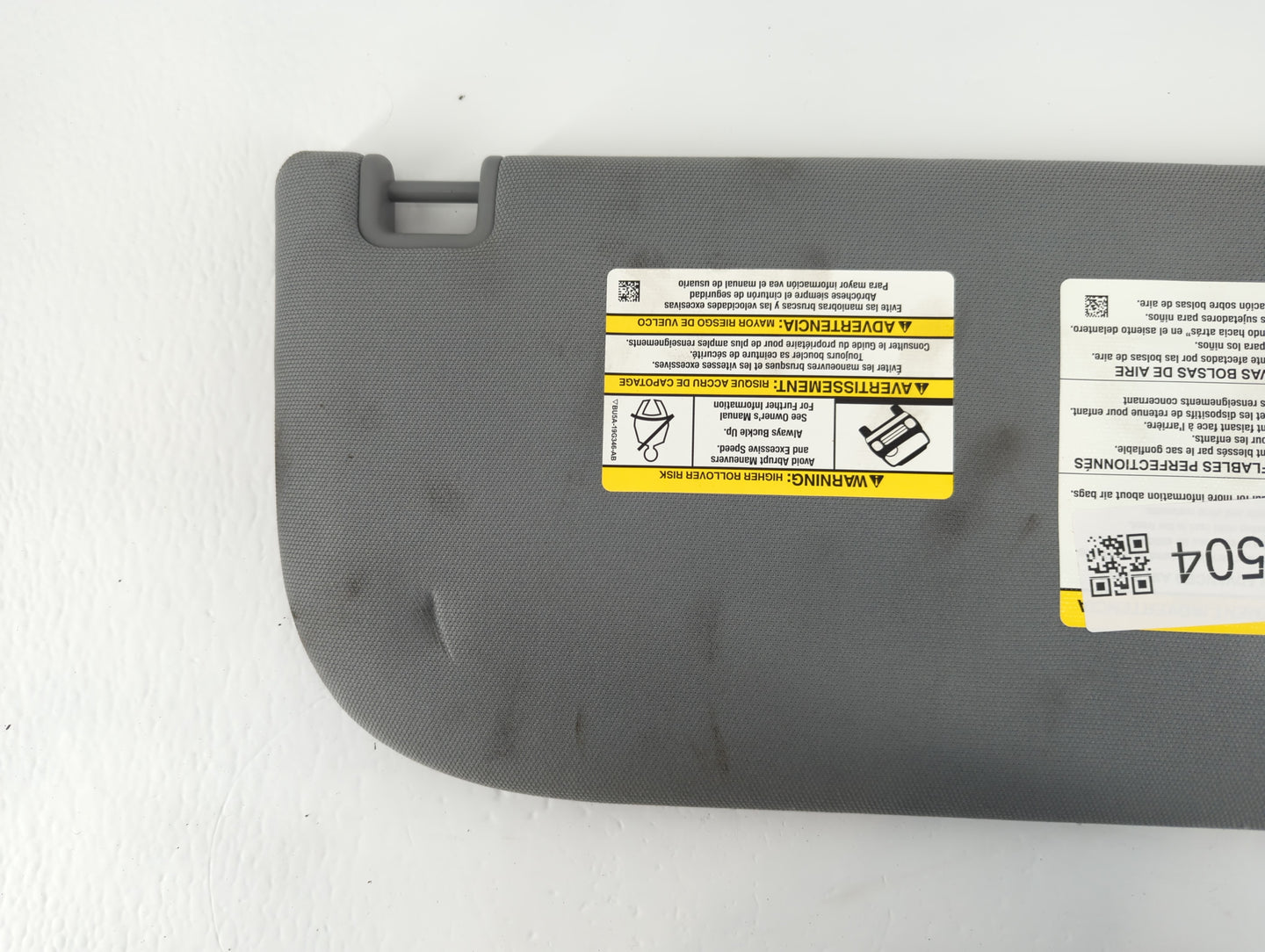 2021-2022 Ford F-150 Sun Visor Shade Replacement Passenger Right Mirror Fits Fits 2021 2022 OEM Used Auto Parts - Oemusedaut