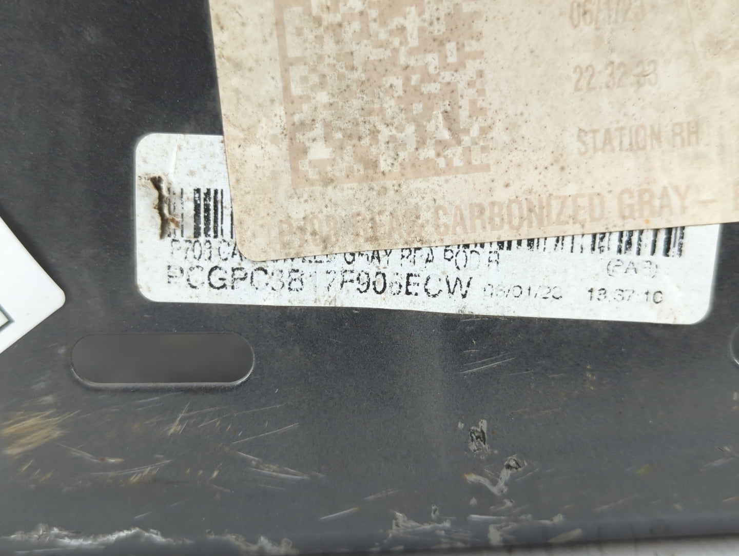 2023 Ford F-250 Super Duty Rear Bumper Assembly Oem Dark Grey - Oemusedautoparts1.com