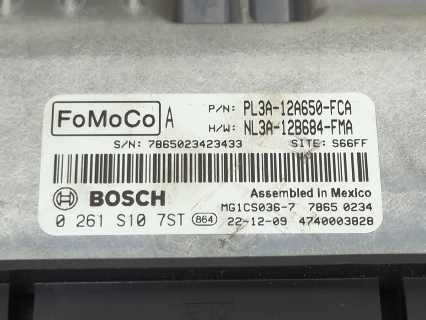 2023 Ford F150 PCM Engine Control Computer ECU ECM PCU OEM P/N:PL3A-12A650-FCA NL3A-12B684-FMA, 0261S107ST Fits Fits 2021 20