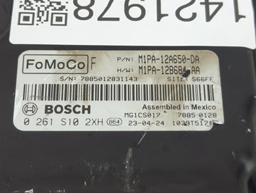 2023 Ford Maverick PCM Engine Control Computer ECU ECM PCU OEM P/N:M1PA-12A650-DA M1PA-12B684-AA, 0261S102XH Fits Fits 2021 2022 OEM Used Auto Parts