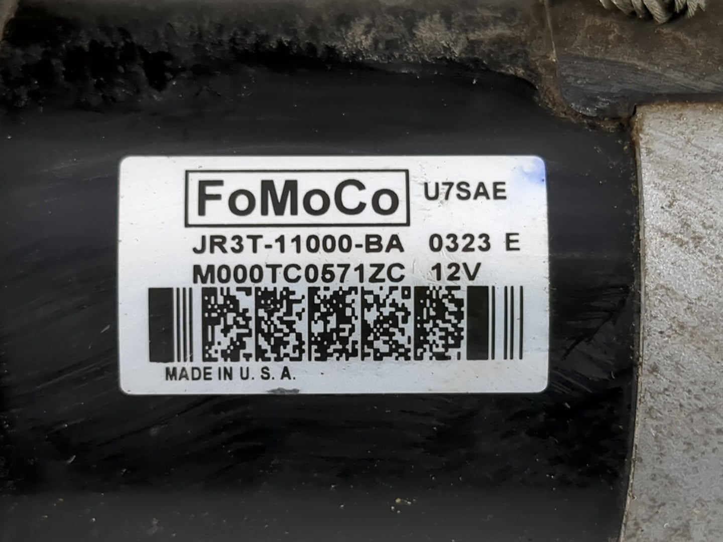2018-2022 Ford Mustang Car Starter Motor Solenoid OEM P/N:JR3T-11000-BA Fits Fits 2018 2019 2020 2021 2022 OEM Used Auto Par