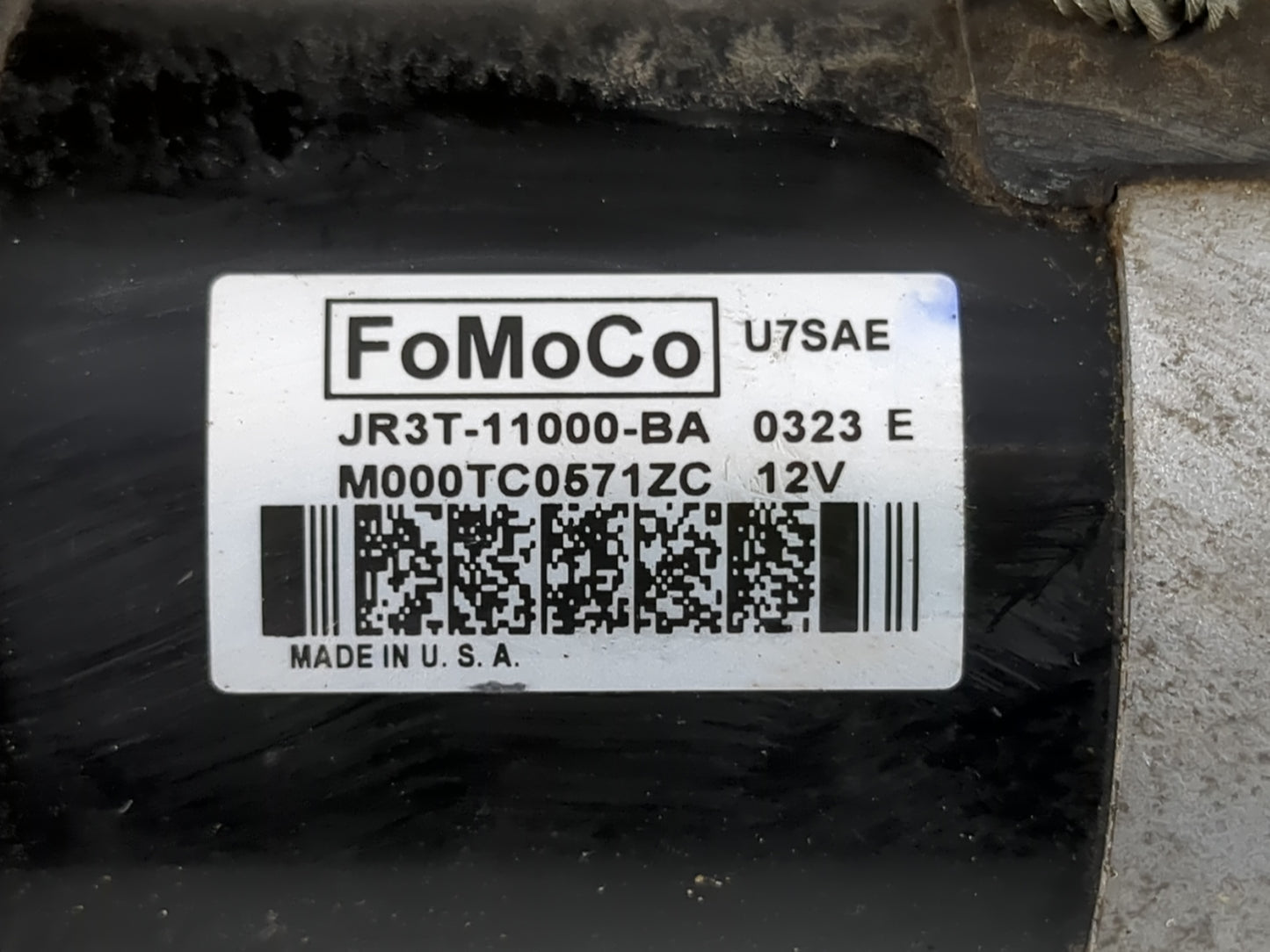 2018-2022 Ford Mustang Car Starter Motor Solenoid OEM P/N:JR3T-11000-BA Fits Fits 2018 2019 2020 2021 2022 OEM Used Auto Par