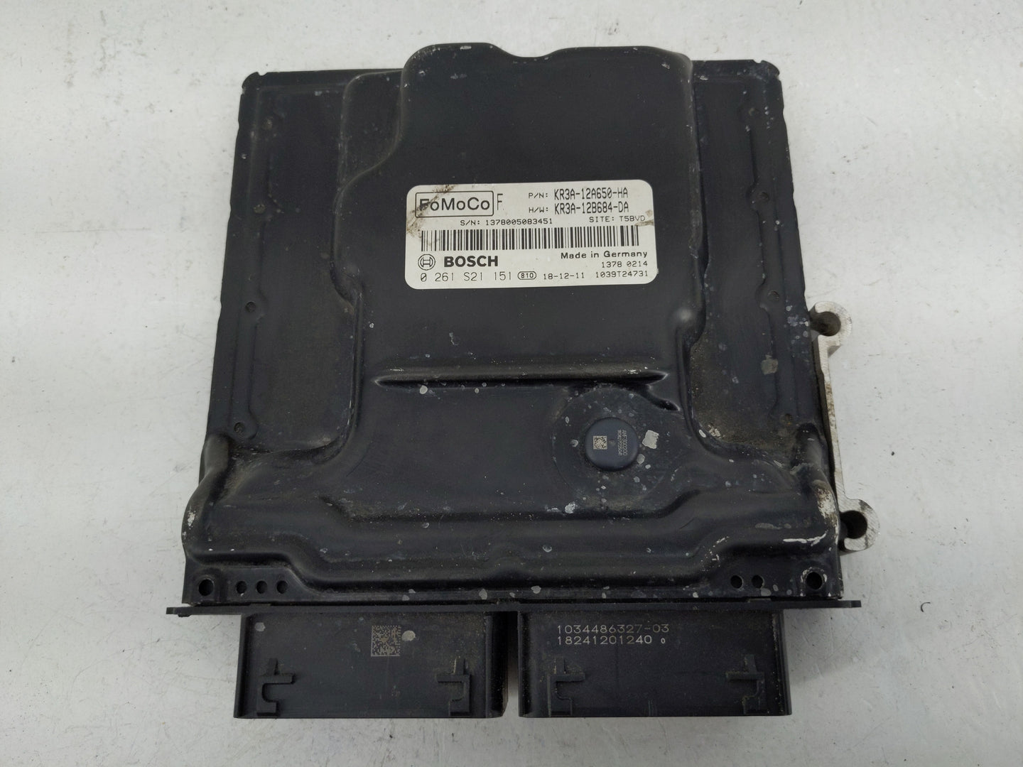 2019-2022 Ford Mustang PCM Engine Control Computer ECU ECM PCU OEM P/N:KR3A-12A650-HA Fits Fits 2019 2020 2021 2022 OEM Used