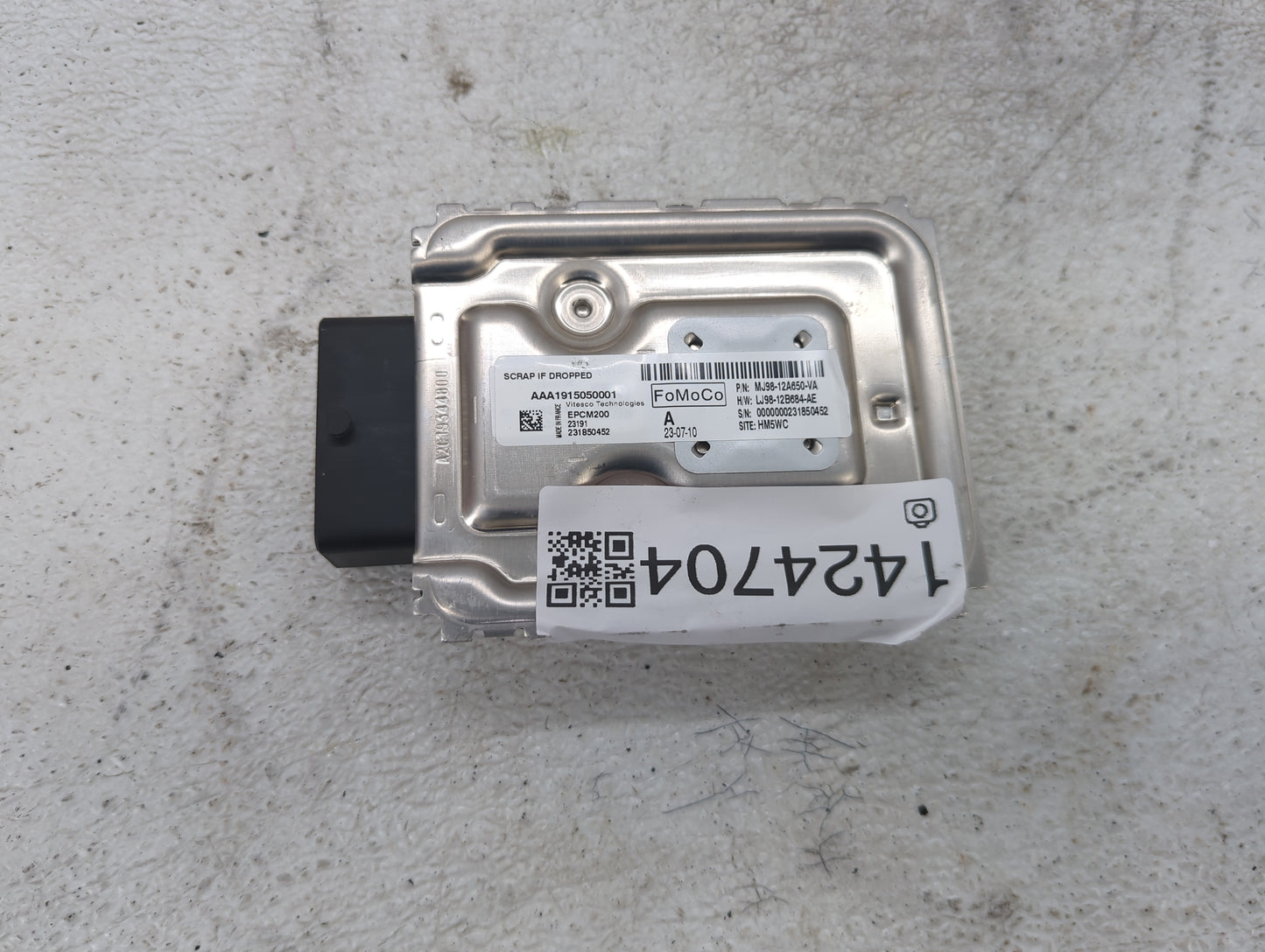 2023 Ford Mustang Mach-E PCM Engine Control Computer ECU ECM PCU OEM P/N:MJ98-12A650-VA LJ98-12B684-AE Fits OEM Used Auto Pa