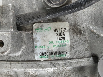 2019-2021 Genesis G70 Air Conditioning A/c Ac Compressor Oem