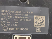 2023 Genesis G80 Radio AM FM Cd Player Receiver Replacement P/N:96540-T1200 3CMJG0-1000, 10R-0510808 Fits OEM Used Auto Part