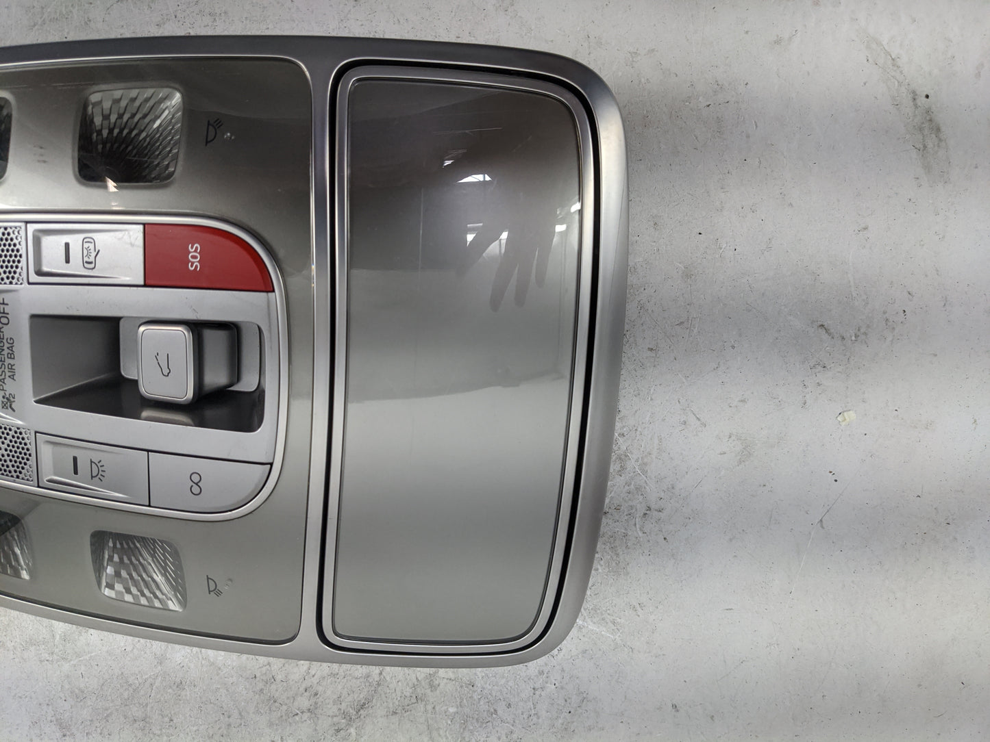 2022-2022 Genesis G80 Overhead Roof Console Gray - Oemusedautoparts1.com