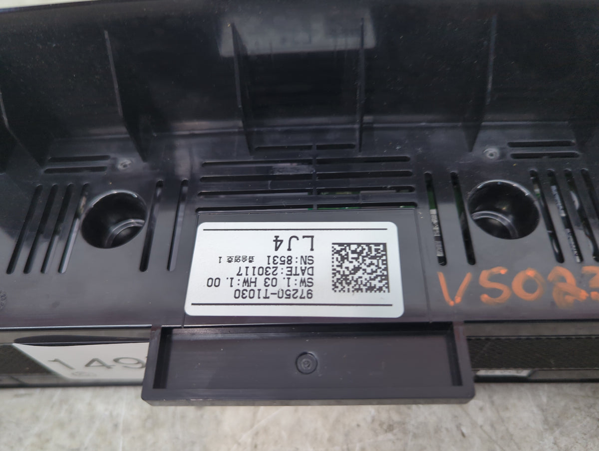 2021-2022 Genesis G80 Climate Control Module Temperature AC/Heater Replacement P/N:97250-T1030 Fits Fits 2021 2022 OEM Used 