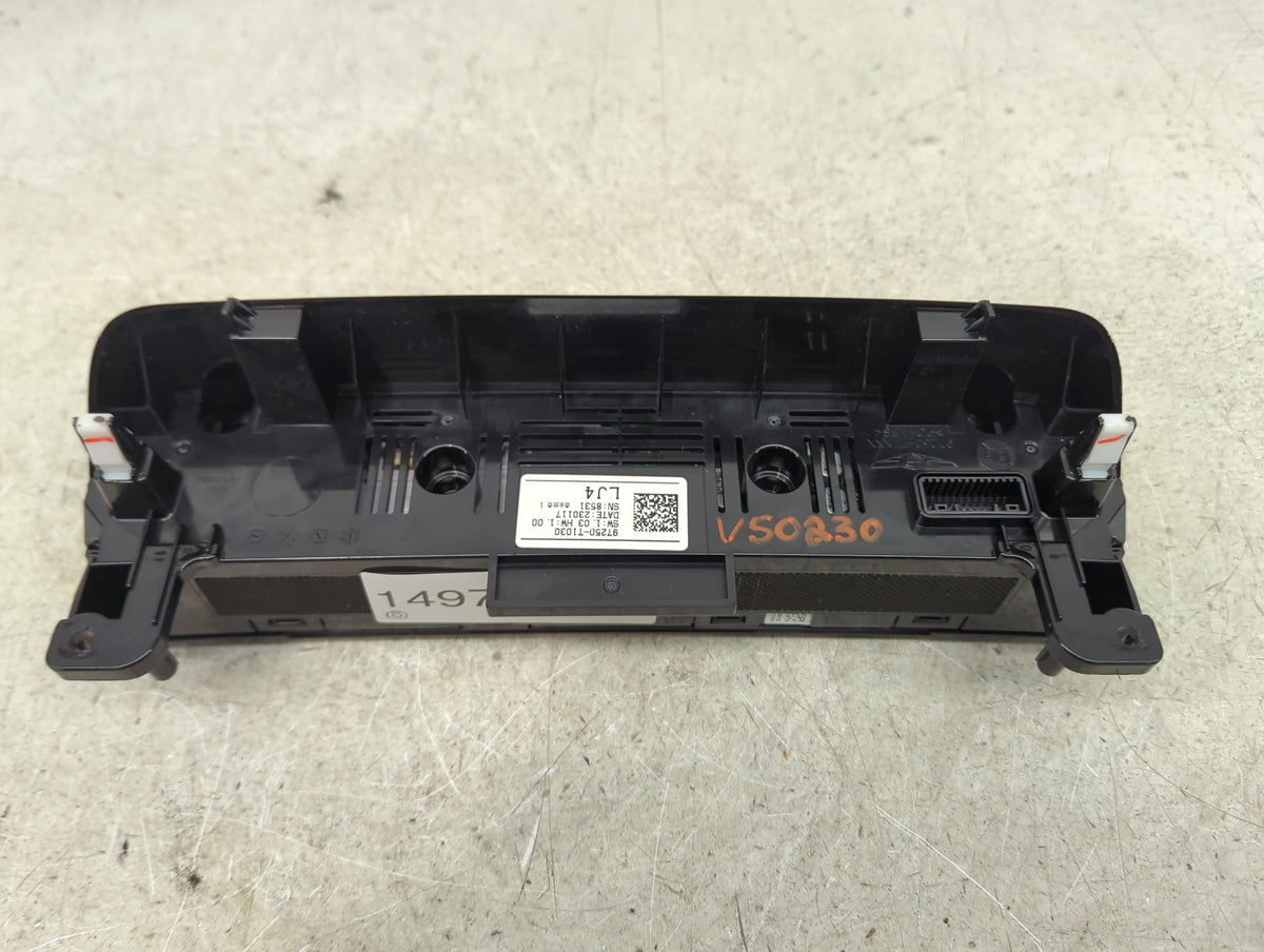 2021-2022 Genesis G80 Climate Control Module Temperature AC/Heater Replacement P/N:97250-T1030 Fits Fits 2021 2022 OEM Used 