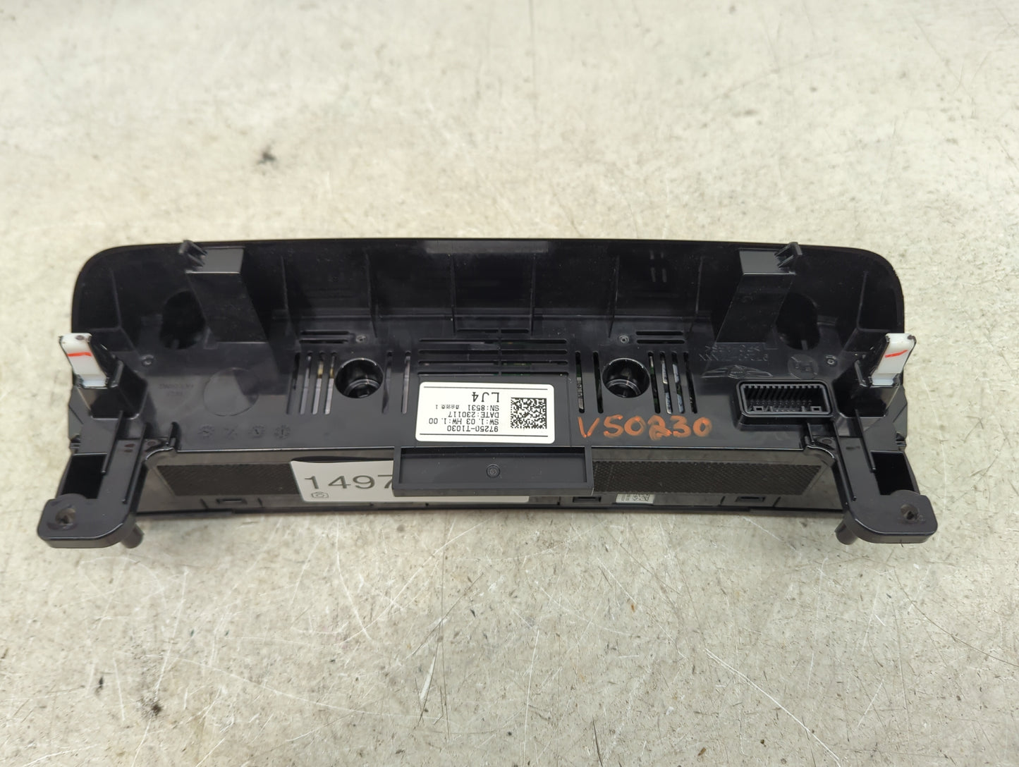2021-2022 Genesis G80 Climate Control Module Temperature AC/Heater Replacement P/N:97250-T1030 Fits Fits 2021 2022 OEM Used 