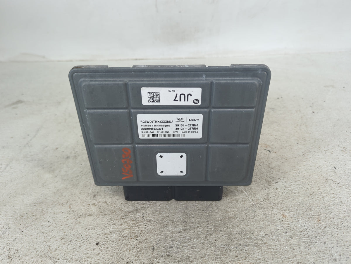 2023 Genesis G80 PCM Engine Control Computer ECU ECM PCU OEM P/N:39151-2TRN6 39121-2TRN6, RGEWD5TMX2XXXM2A, AAA9196930201 Fi