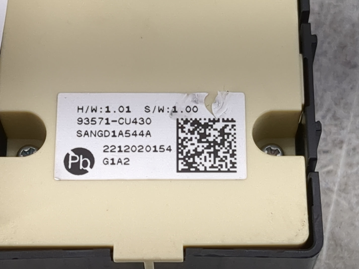 2023 Genesis Gv60 Master Power Window Switch Replacement Driver Side Left P/N:93571-CU430 SANGD1A544A Fits OEM Used Auto Par