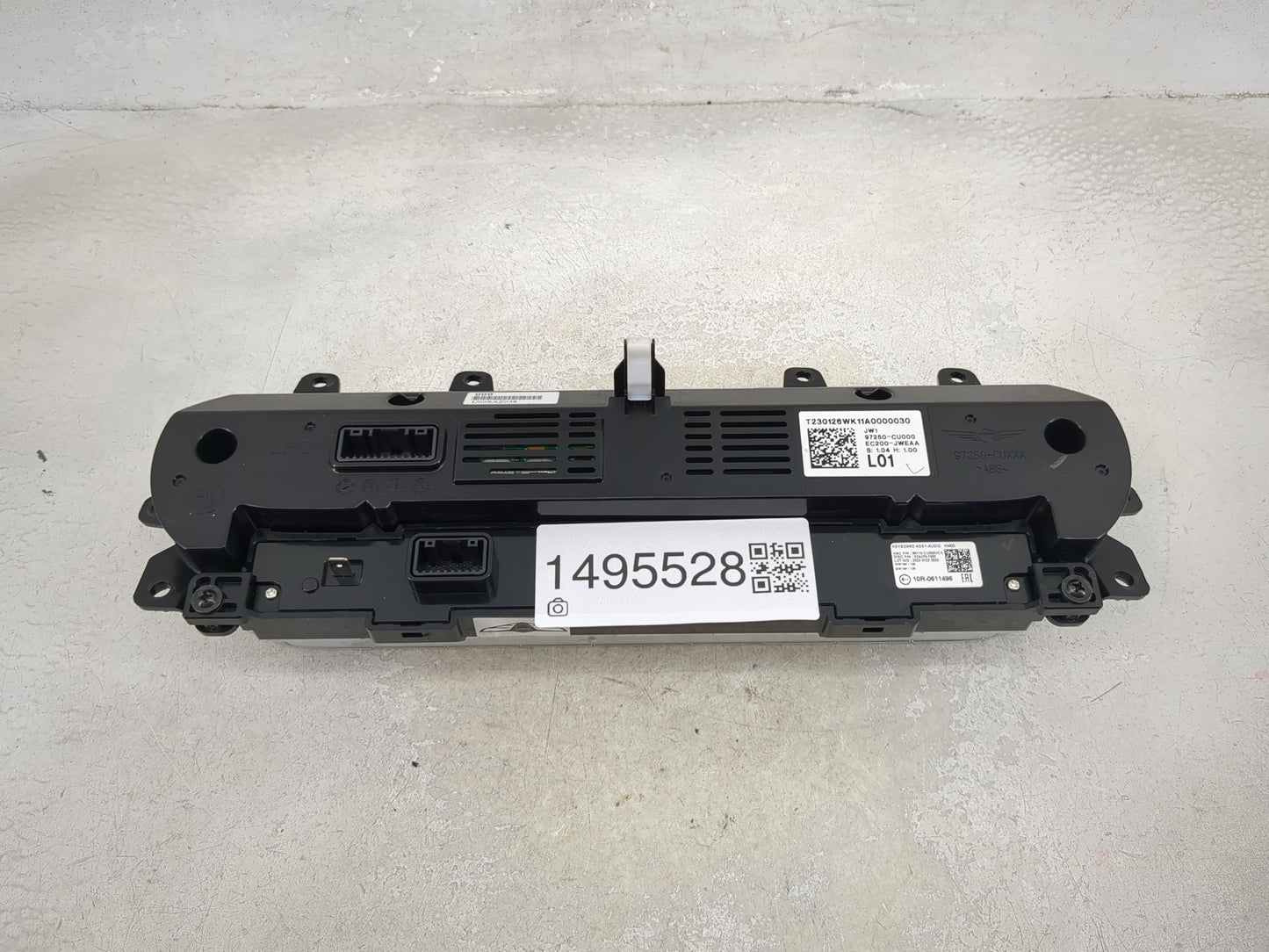 2023 Genesis Gv60 Climate Control Module Temperature AC/Heater Replacement P/N:97250-CU000 EC200-JWEAA, T230126WK11A0000030 