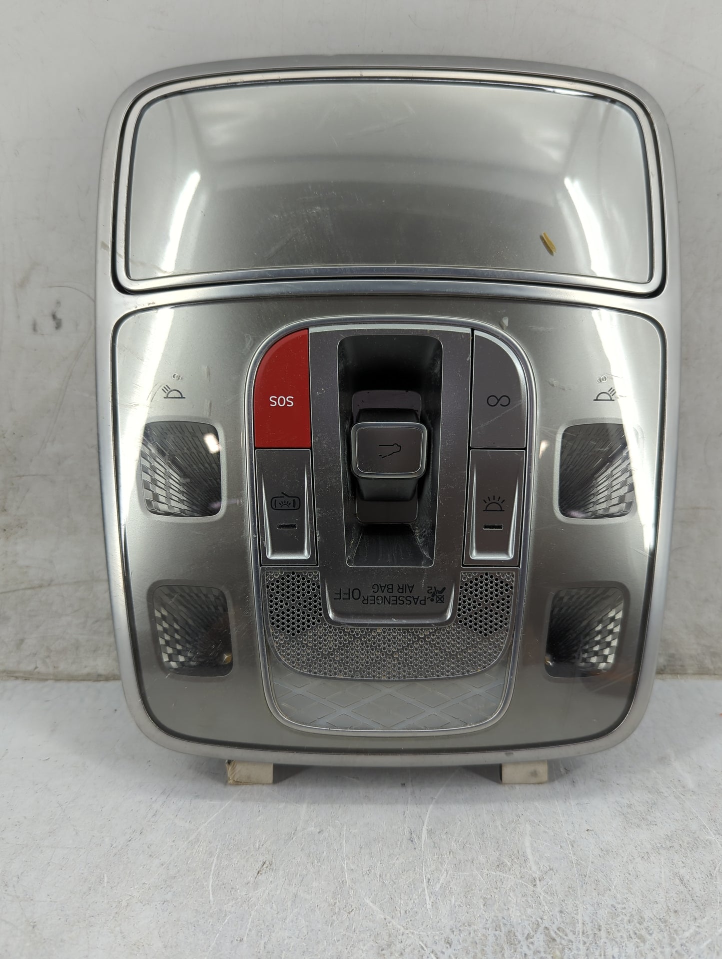 2022-2022 Genesis Gv70 Overhead Roof Console Silver - Oemusedautoparts1.com
