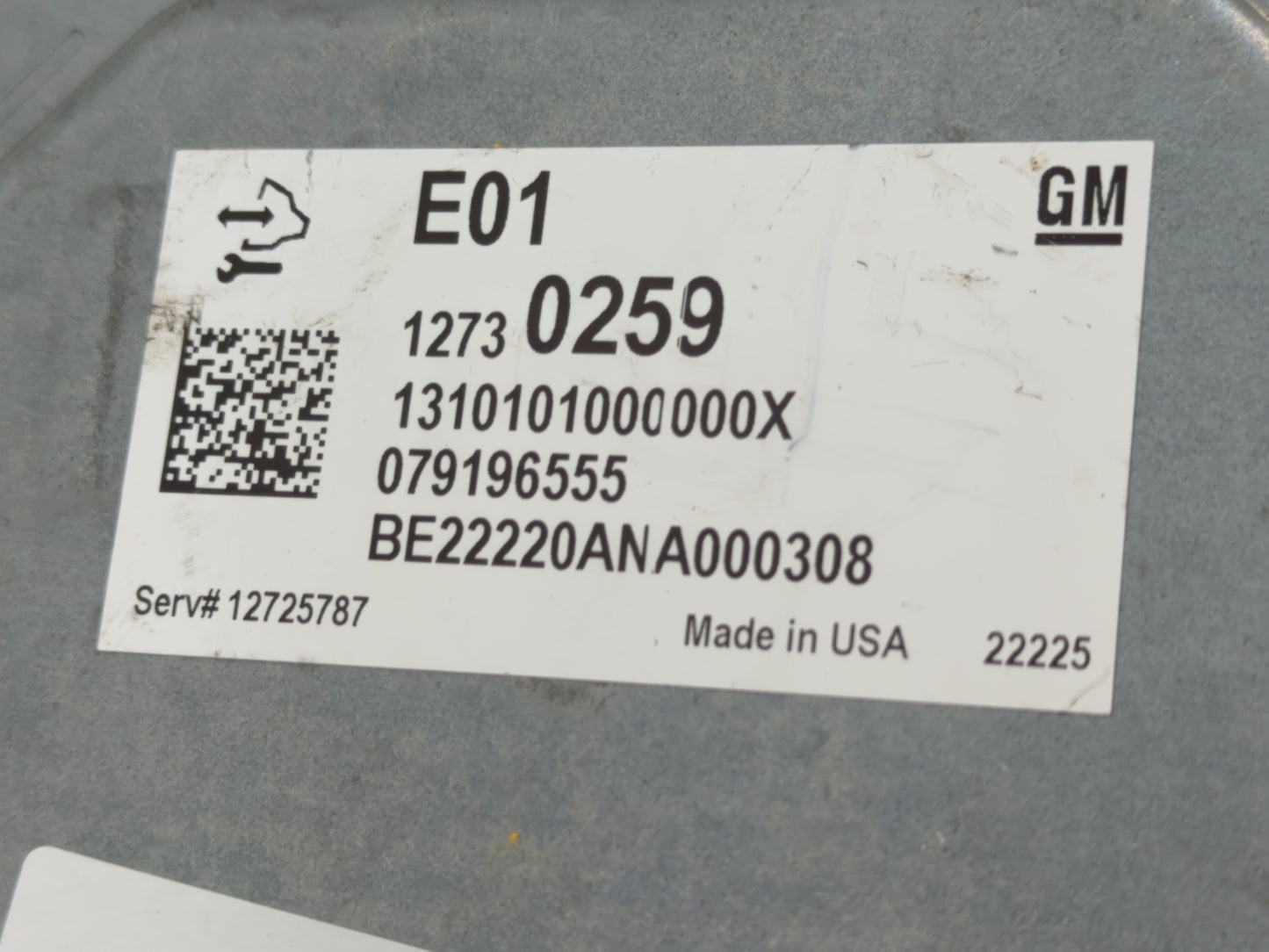 2017-2022 Gmc Acadia PCM Engine Control Computer ECU ECM PCU OEM P/N:12730259 Fits Fits 2016 2017 2018 2019 2020 2021 2022 O