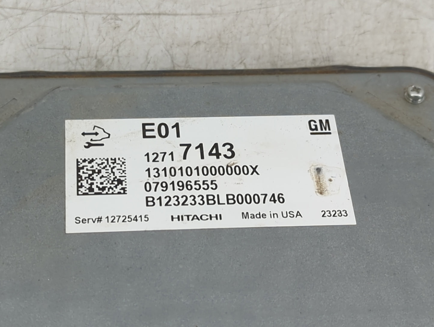 2023 Gmc Canyon PCM Engine Control Computer ECU ECM PCU OEM P/N:12717143 12725415, 079196555 Fits OEM Used Auto Parts - Oemu
