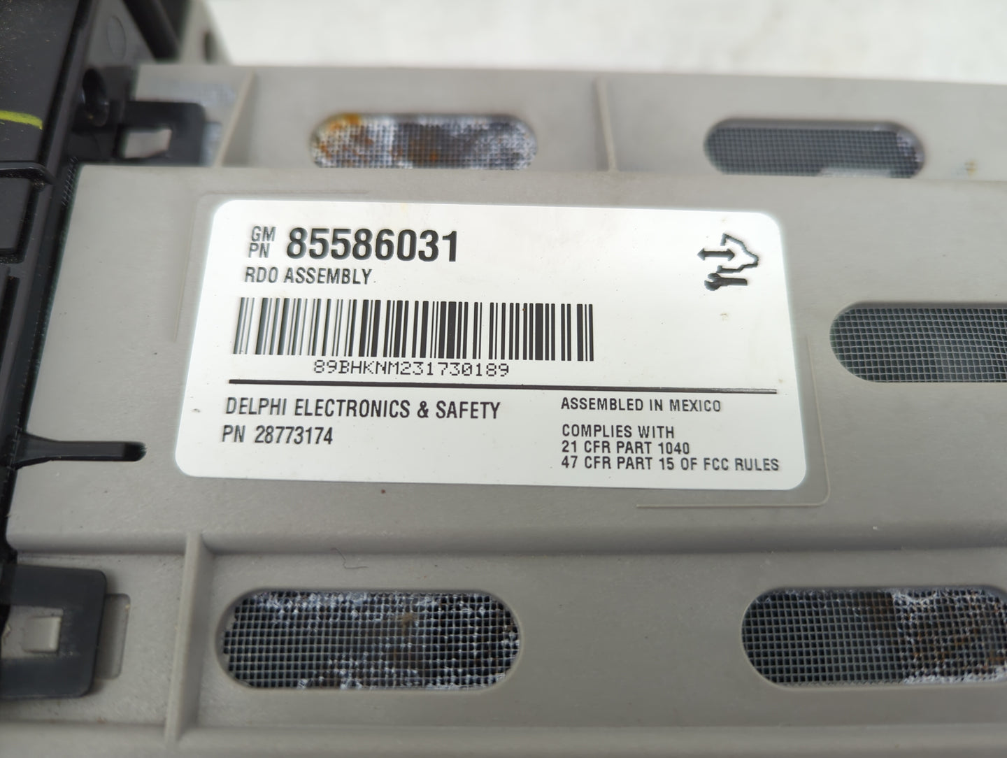 2015-2019 Gmc Savana 2500 Radio AM FM Cd Player Receiver Replacement P/N:85586031 28773174 Fits OEM Used Auto Parts - Oemuse