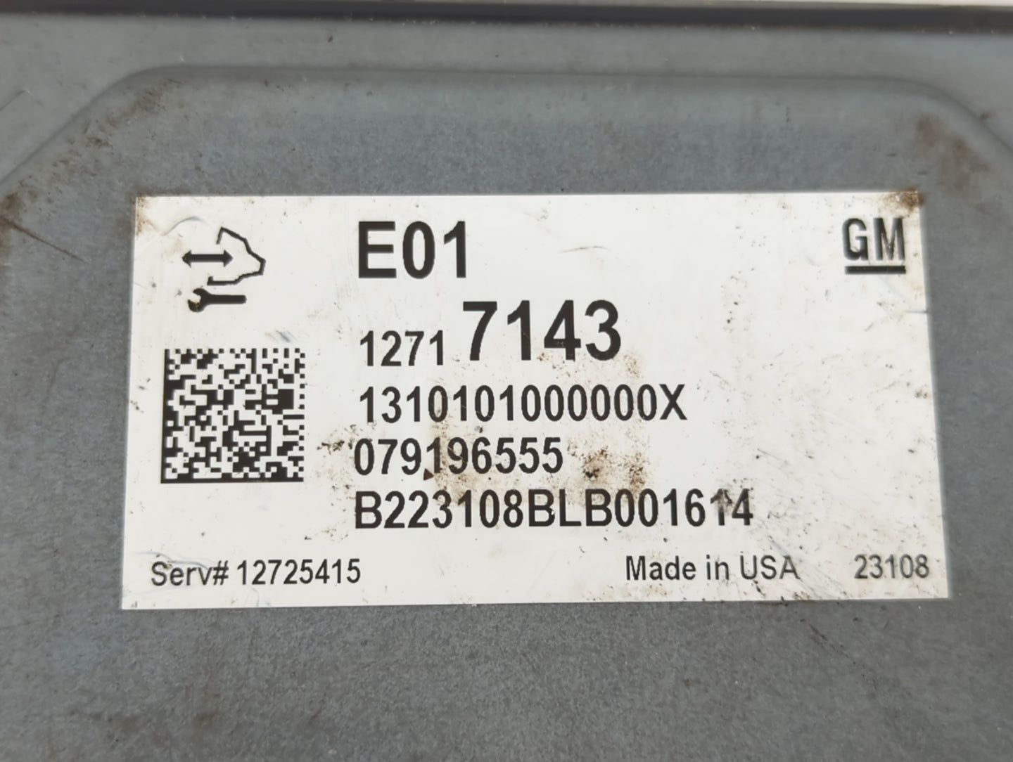 2023 Gmc Sierra 1500 PCM Engine Control Computer ECU ECM PCU OEM P/N:12717143 Fits OEM Used Auto Parts - Oemusedautoparts1.c