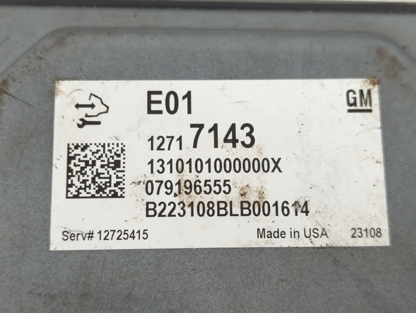 2023 Gmc Sierra 1500 PCM Engine Control Computer ECU ECM PCU OEM P/N:12717143 Fits OEM Used Auto Parts - Oemusedautoparts1.c