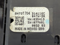 2020-2022 Gmc Sierra 2500 Master Power Window Switch Replacement Driver Side Left P/N:84731704 Fits OEM Used Auto Parts - Oe
