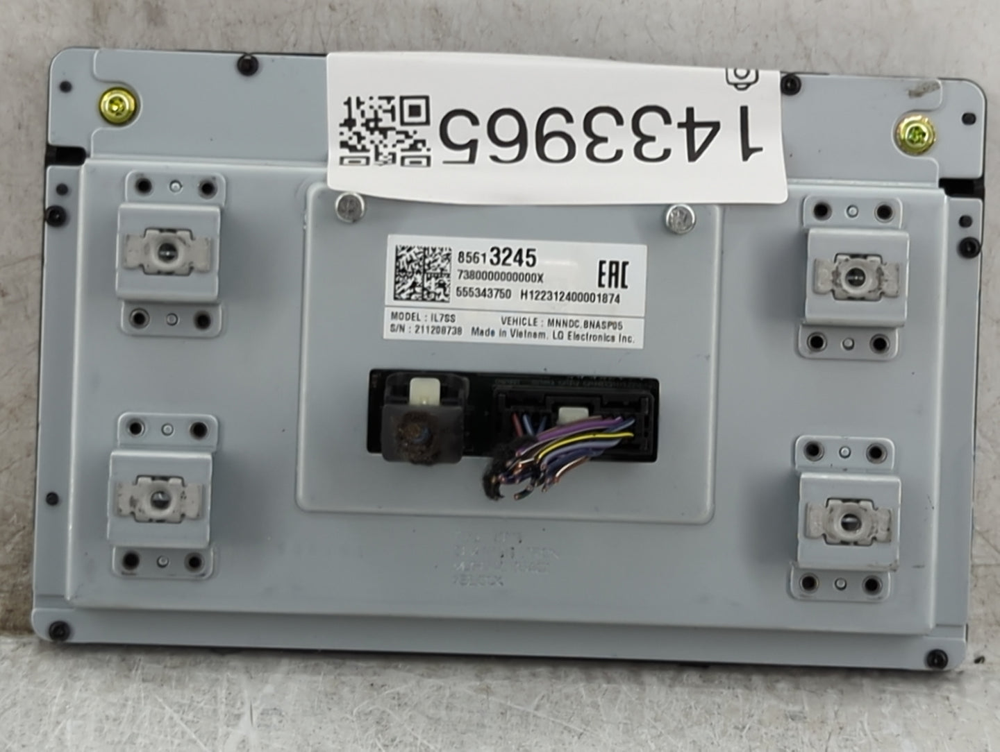 Gmc Terrain Information Display Screen - Oemusedautoparts1.com