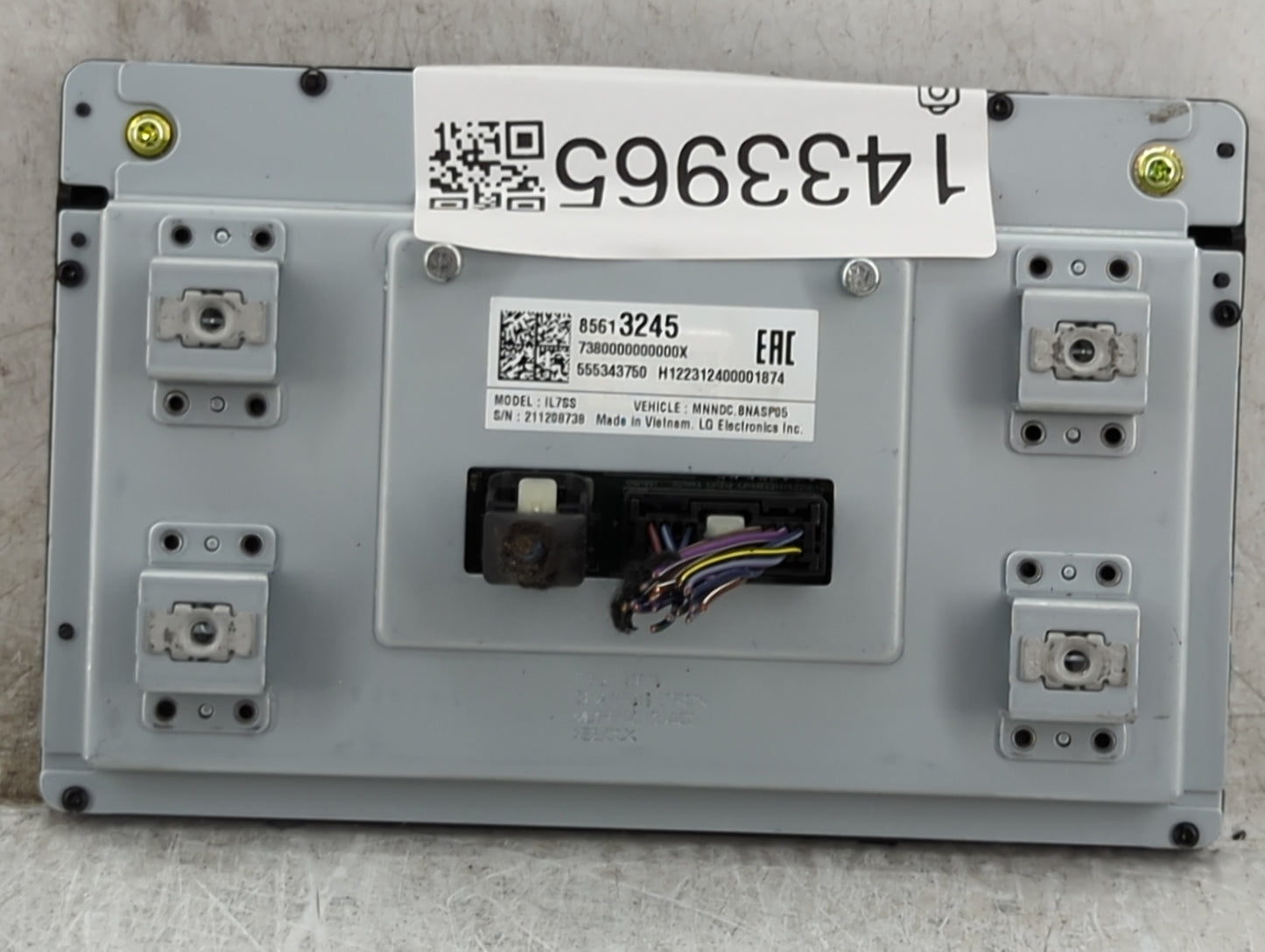 Gmc Terrain Information Display Screen - Oemusedautoparts1.com