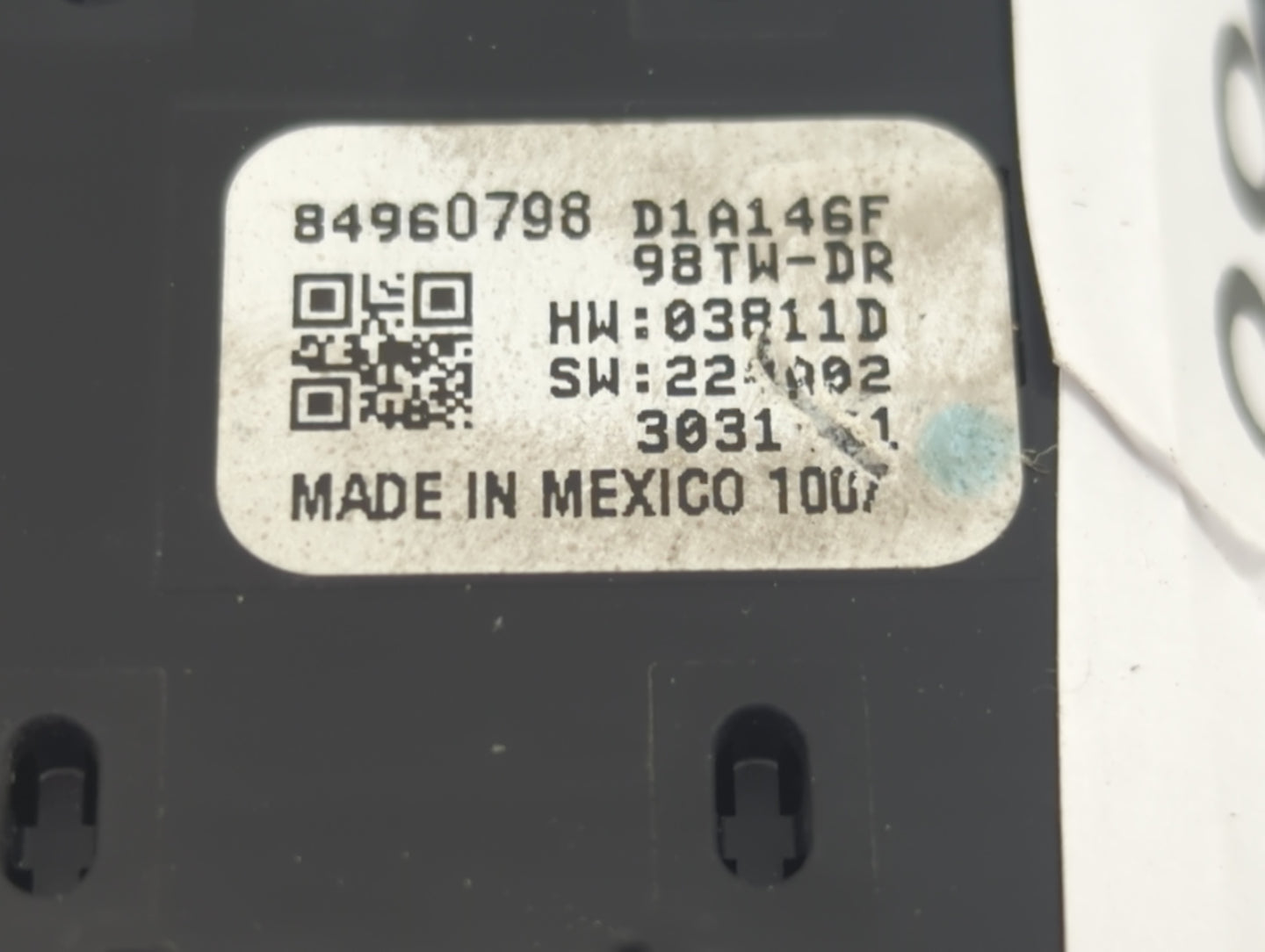 2023 Gmc Yukon Master Power Window Switch Replacement Driver Side Left P/N:84960798 84960796 Fits OEM Used Auto Parts - Oemu