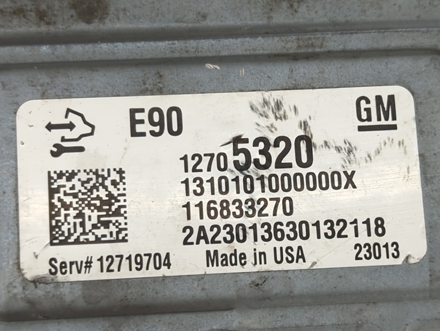2021-2022 Gmc Yukon PCM Engine Control Computer ECU ECM PCU OEM P/N:12705320 12719704 Fits Fits 2021 2022 OEM Used Auto Part