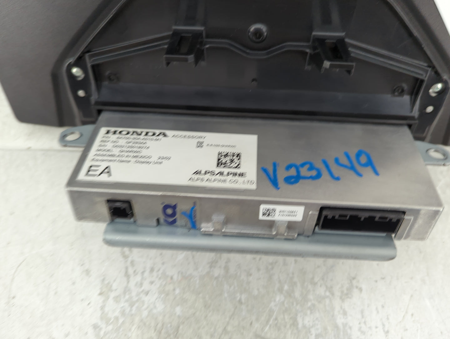 2023 Honda Accord Information Display Screen - Oemusedautoparts1.com