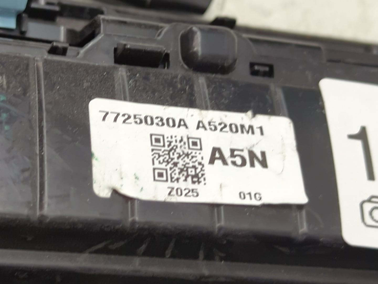 2023 Honda Accord Climate Control Module Temperature AC/Heater Replacement P/N:7725030A A520M1 Fits OEM Used Auto Parts - Oe