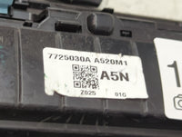 2023 Honda Accord Climate Control Module Temperature AC/Heater Replacement P/N:7725030A A520M1 Fits OEM Used Auto Parts - Oe