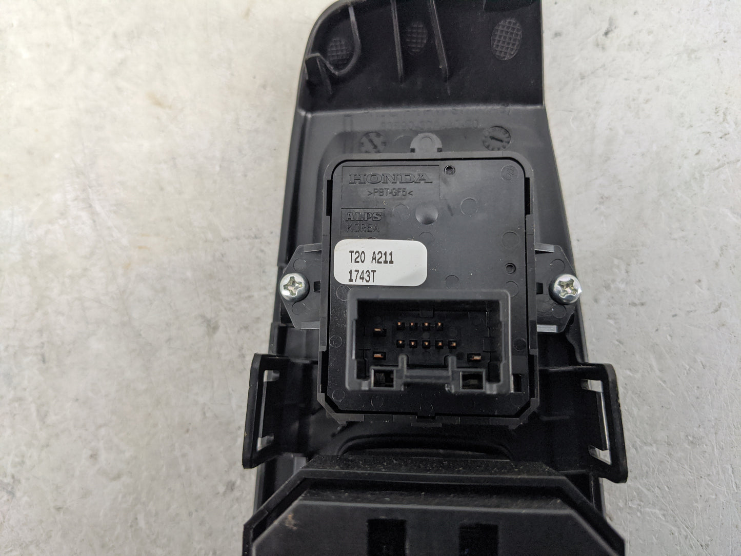 2023 Honda Accord Master Power Window Switch Replacement Driver Side Left P/N:M87594 T20 A211, 1743T Fits OEM Used Auto Part
