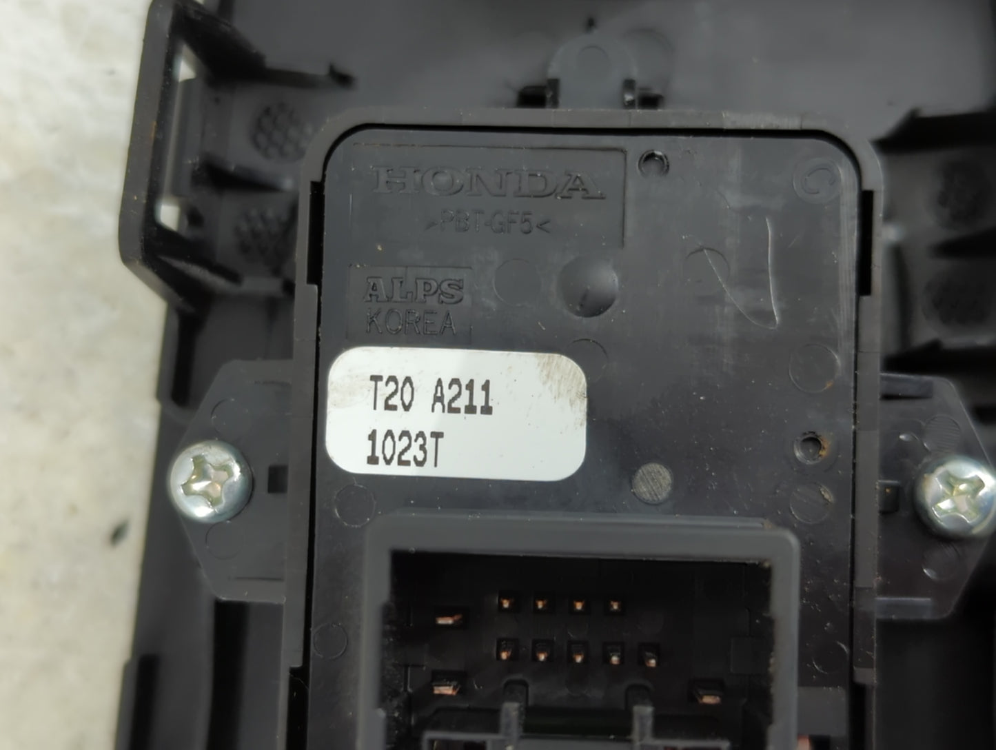 2022 Honda Civic Master Power Window Switch Replacement Driver Side Left P/N:T20 A211 Fits OEM Used Auto Parts - Oemusedauto