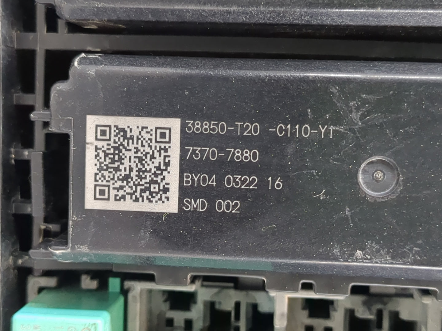 2022 Honda Civic Fusebox Fuse Box Panel Relay Module P/N:BY04 0322 16 28850-T20-C110-Y1 Fits OEM Used Auto Parts - Oemusedau