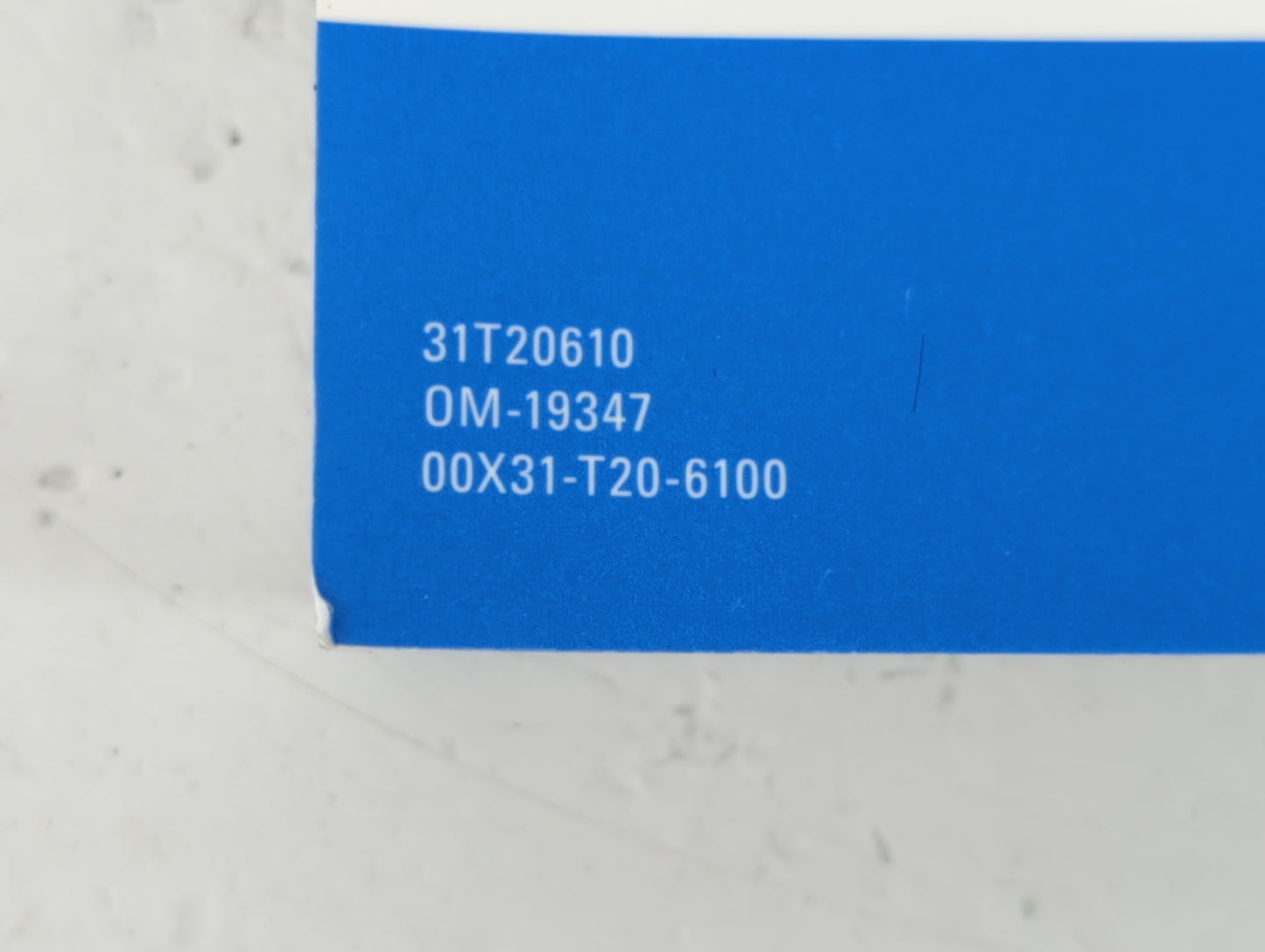 2023 Honda Civic Owners Manual Book Guide P/N:00X31-T20-6100 OEM Used Auto Parts - Oemusedautoparts1.com