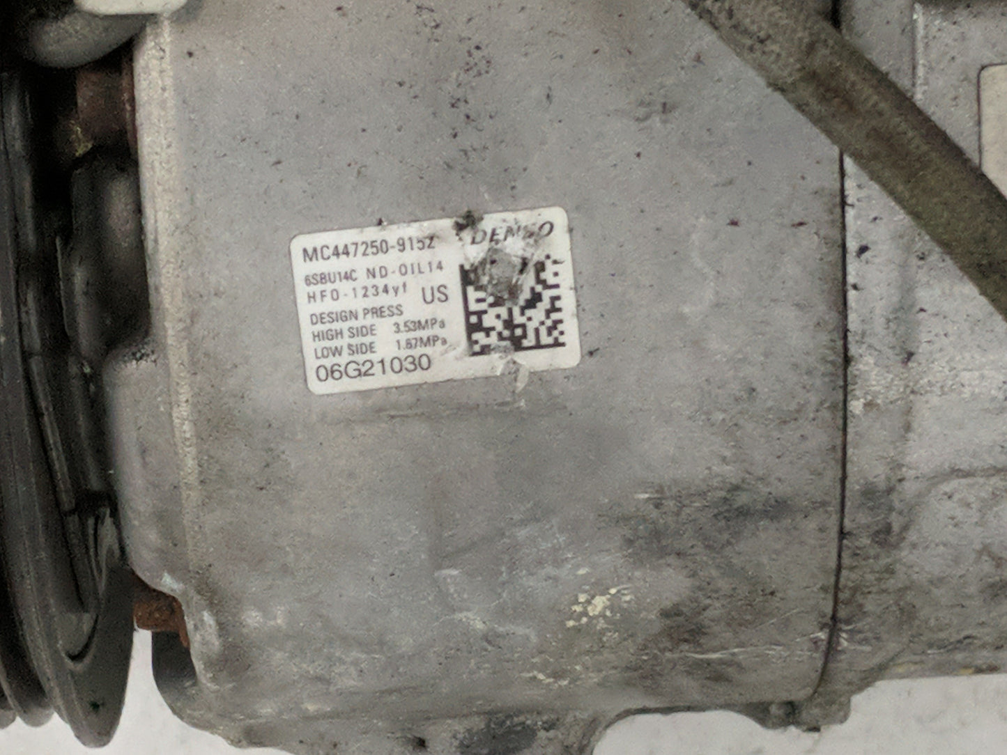 2022-2022 Honda Civic Air Conditioning A/c Ac Compressor Oem - Oemusedautoparts1.com