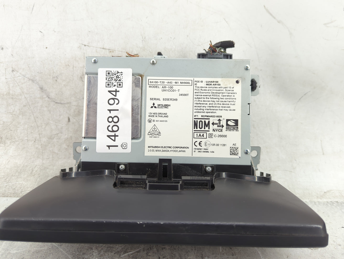 2023 Honda Civic Radio AM FM Cd Player Receiver Replacement P/N:8A100-T20-A43-M1 AR-100, UH1CC01-T, UJHAR100, 662K-AR100 Fit