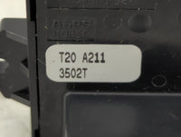 2022 Honda Civic Master Power Window Switch Replacement Driver Side Left P/N:3502T T20 A211 Fits OEM Used Auto Parts - Oemus