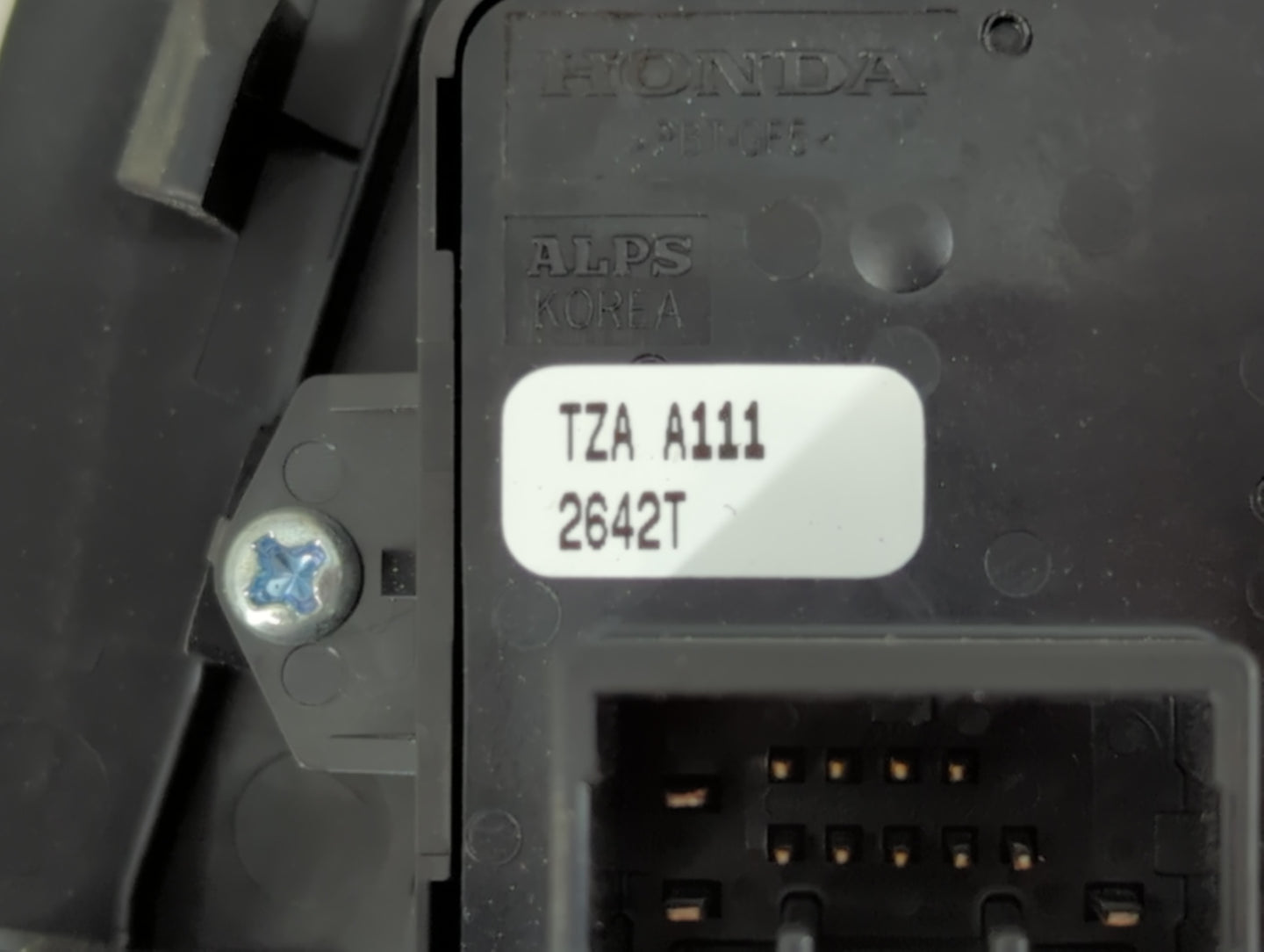 2023 Honda Hr-V Master Power Window Switch Replacement Driver Side Left P/N:TZA A111 Fits OEM Used Auto Parts - Oemusedautop