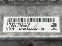 2023 Honda Hr-V PCM Engine Control Computer ECU ECM PCU OEM P/N:L379-129362 37820-6CT-A51 Fits OEM Used Auto Parts - Oemused