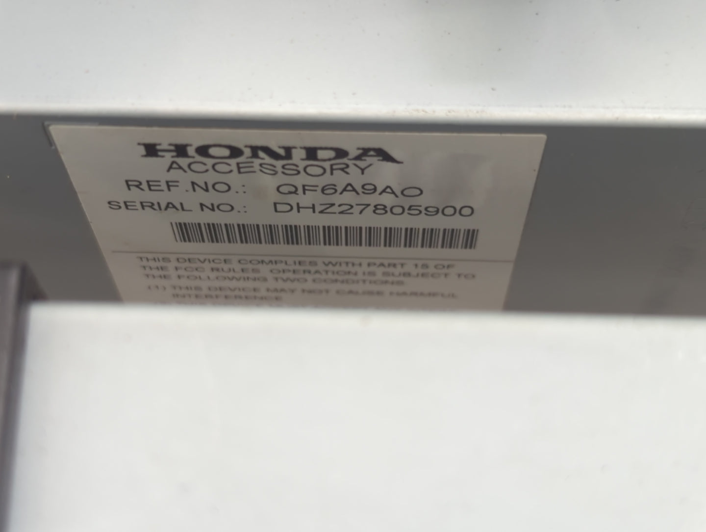 2023 Honda Passport Radio AM FM Cd Player Receiver Replacement P/N:QF6A9A0 DHZ27805900 Fits OEM Used Auto Parts - Oemusedaut