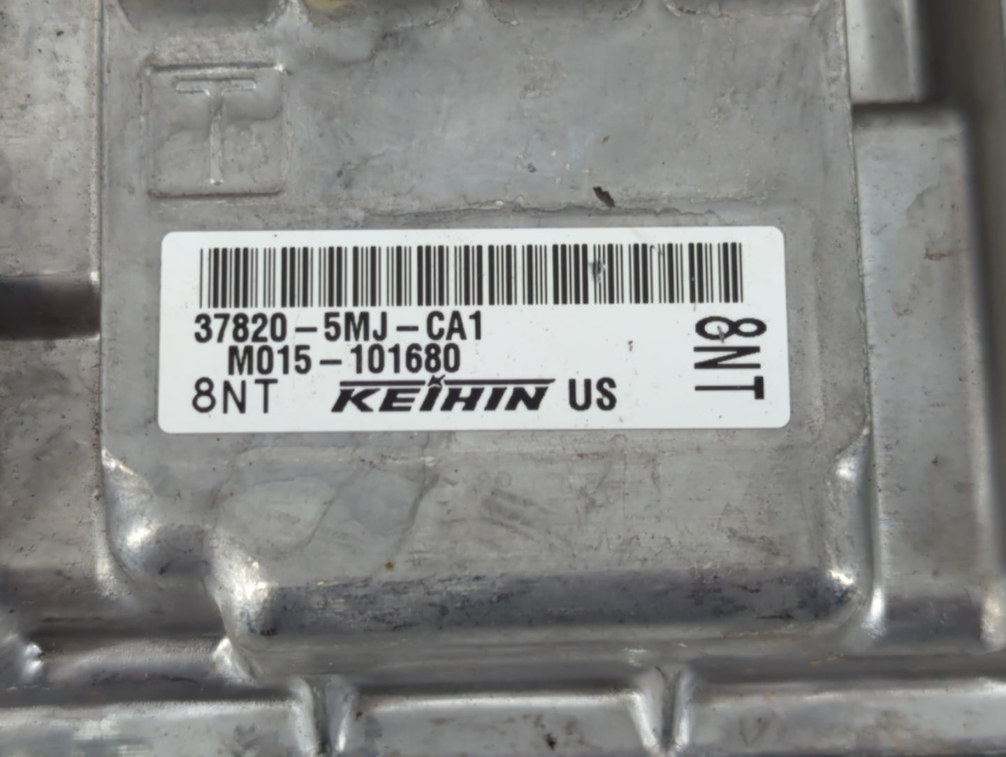 2023 Honda Ridgeline PCM Engine Control Computer ECU ECM PCU OEM P/N:37820-5MJ-CA1 Fits OEM Used Auto Parts - Oemusedautopar